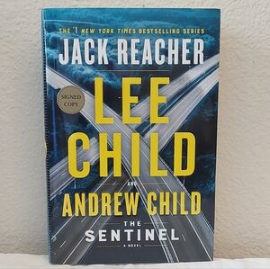 Jack Reacher The Sentinel by Lee Child (signed, hardback)